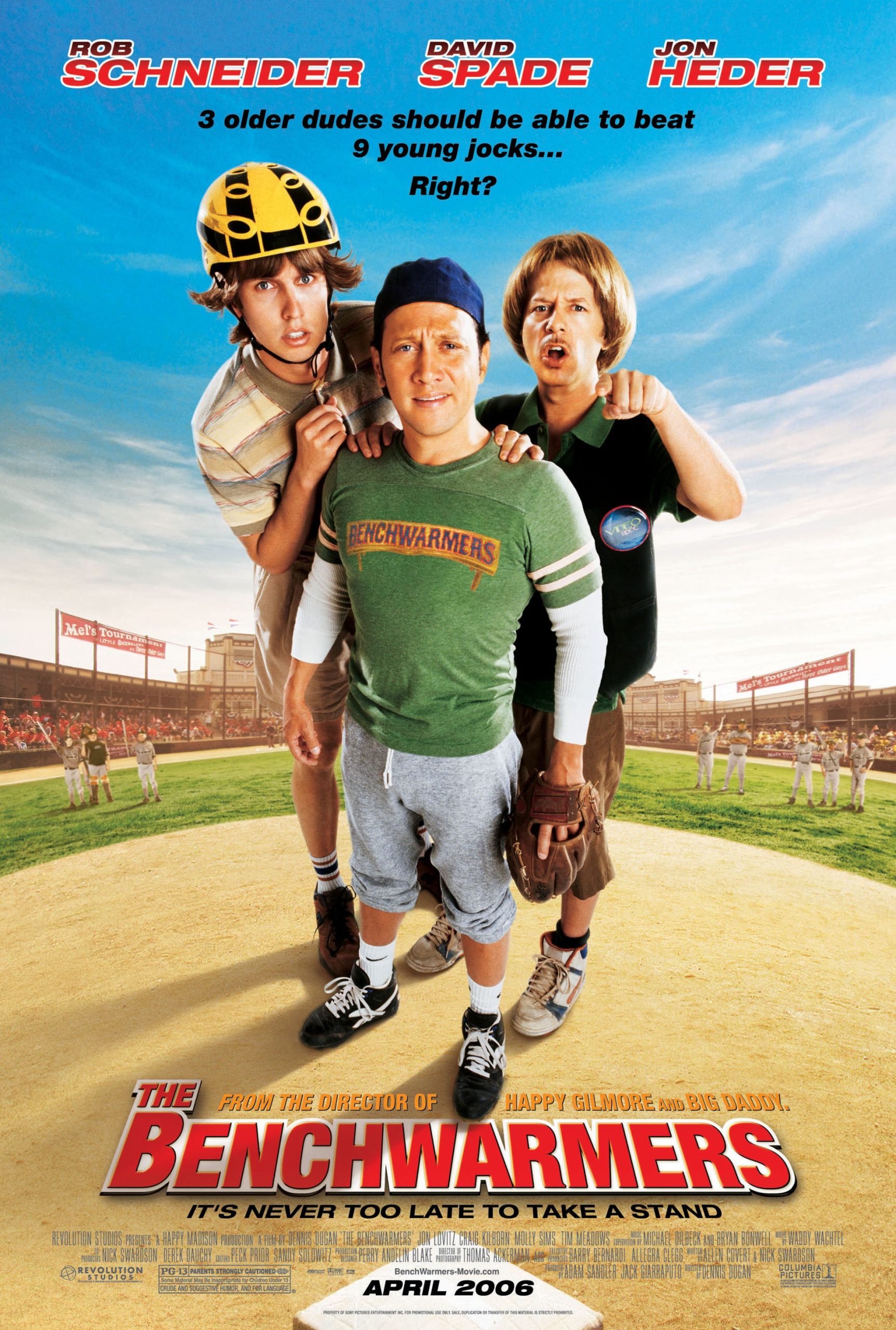 ดูหนังออนไลน์ฟรี The Benchwarmers (2006) สามห่วยรวมกันเฮง