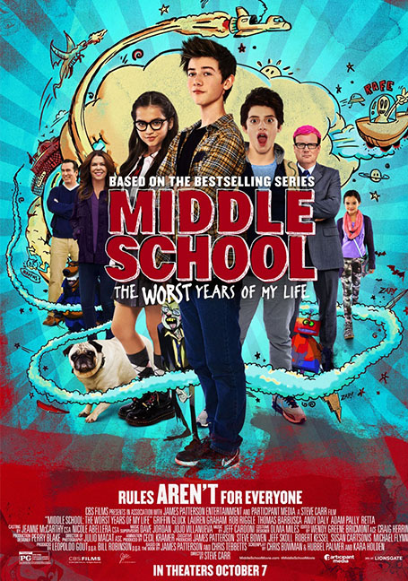 ดูหนังออนไลน์ฟรี Middle School The Worst Years of My Life (2016) โจ๋แสบ แหกกฏเกรียน